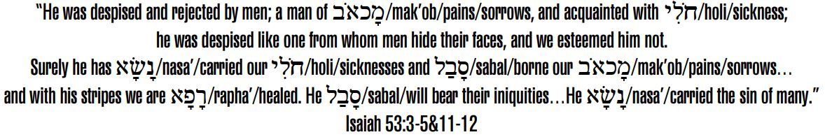 Isaiah 53 in Hebrew
